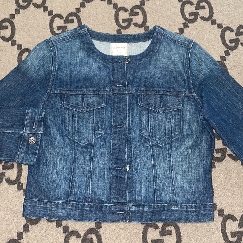 Old Navy 3/4 Sleeve Denim Jacket